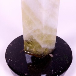 Baghetă cristal de cuarț pe suport orgonic din turmalina. 1501 *